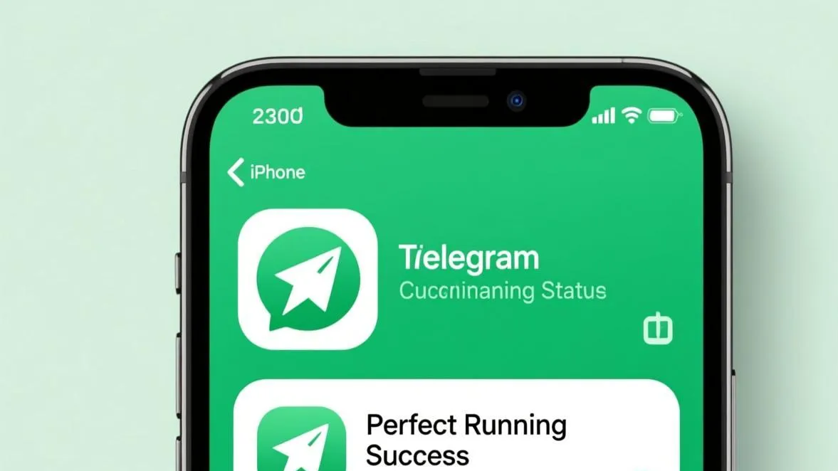 修复后iPhone Telegram完美运行截图